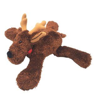 Hallmark COMET Reindeer Plush Toy 16” Stuffed Animal Tinsel Fur Bell On Neck New